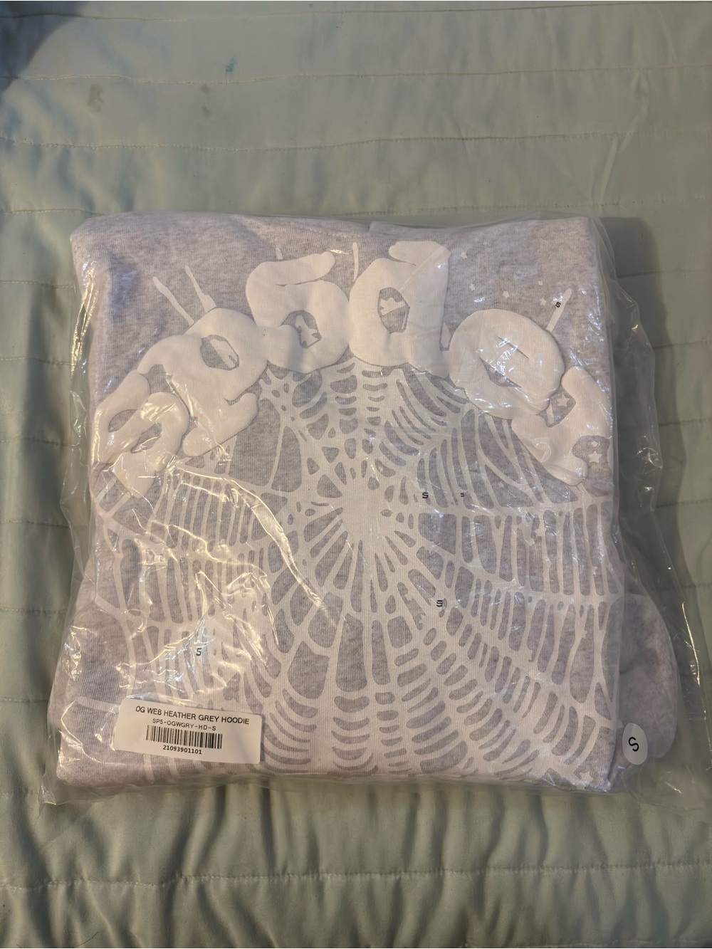 Gray OG Web Sp5der Hoodie